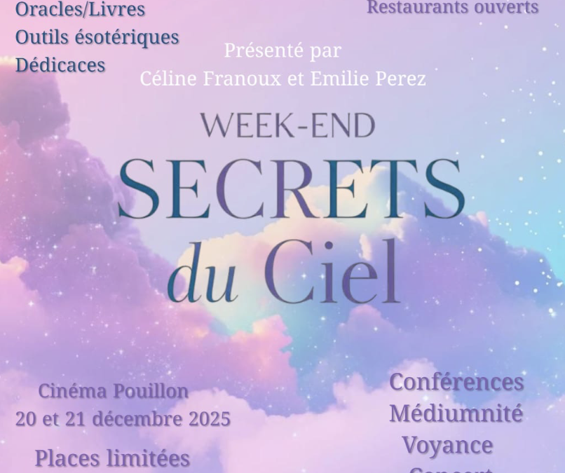 ✨Week-end Secrets du Ciel – 2ème édition✨